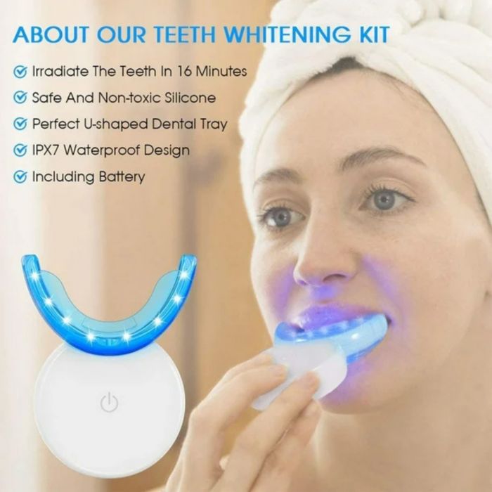 Kit Blanqueador dental luz led Dientes Blancos